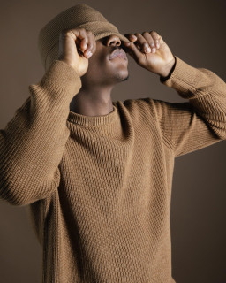 Beige Knitted Sweater