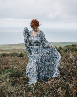 Blue Pattern Dress